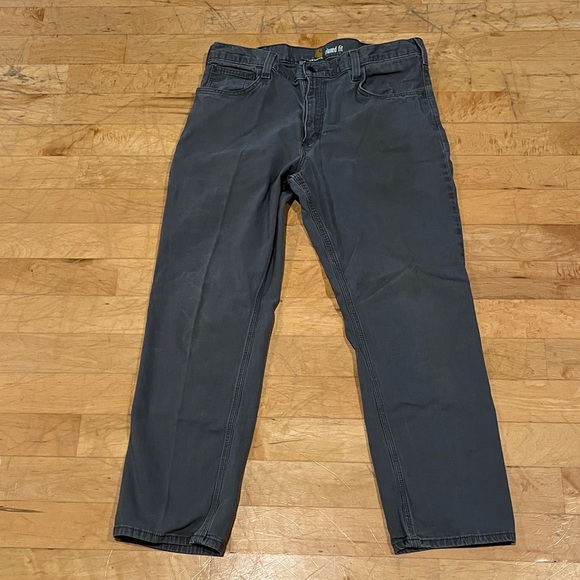 Carhartt Other - Carhartt Dark Gray Straight Relaxed Fit Jeans